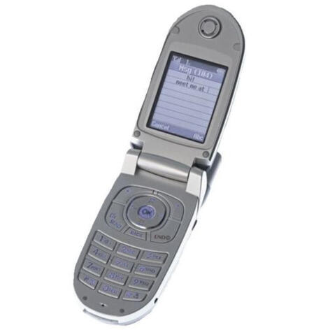 A retro flip phone